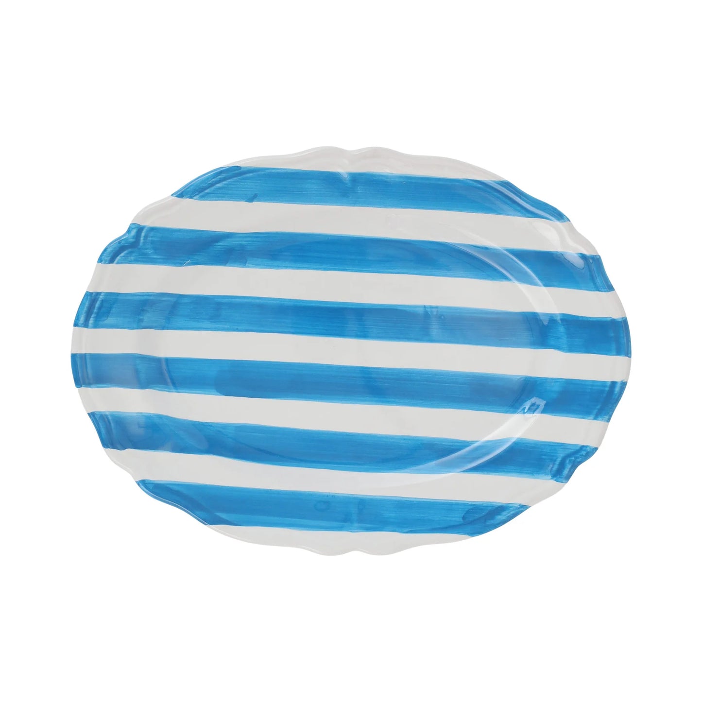 Vietri Amalfitana Stripe Oval Platter