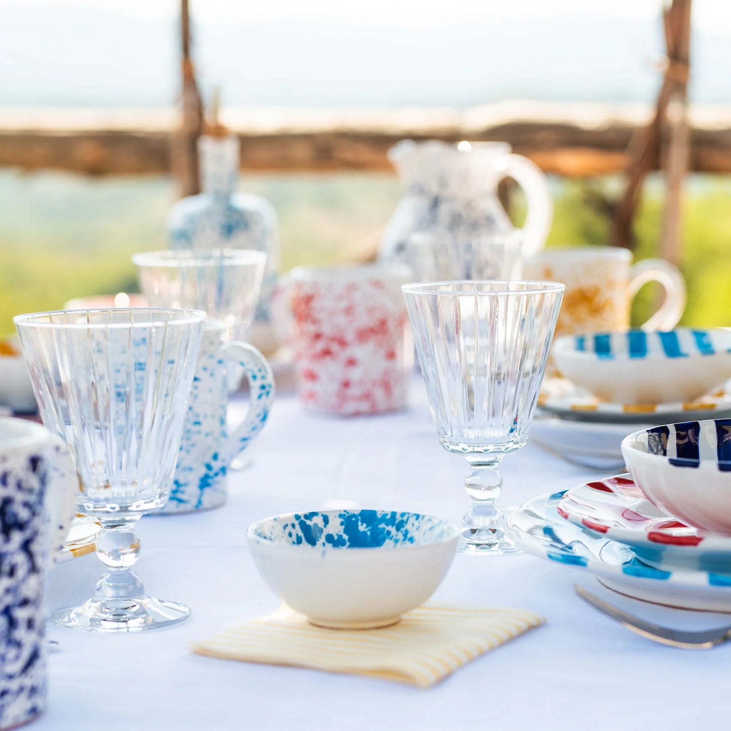 Vietri Amalfitana Splatter Dipping Bowl