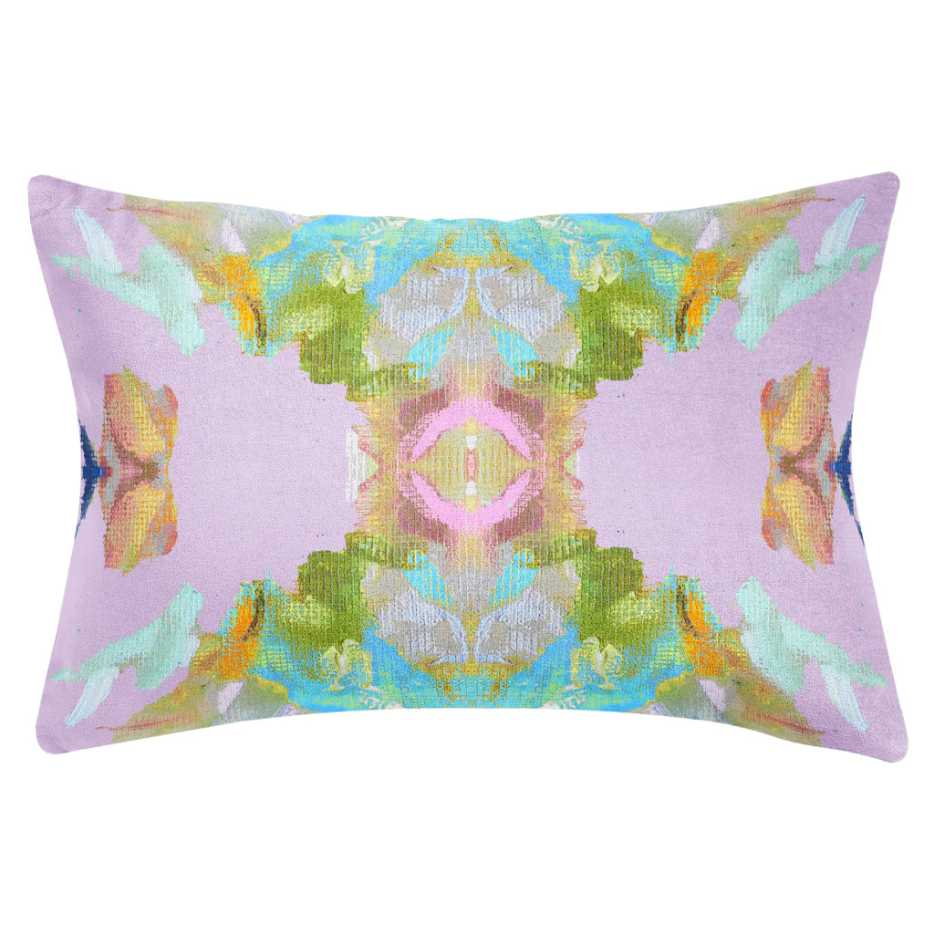 Laura Park Stained Glass Lavender Pillow (More Sizes)