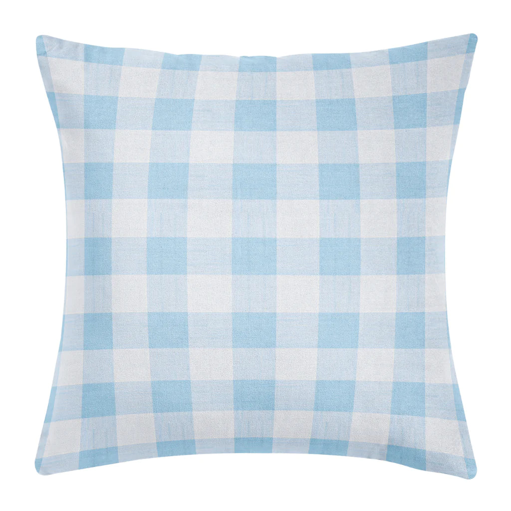 Laura Park Gingham Blue Decorative Pillow