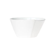 Vietri Lastra White Medium Stacking Serving Bowl