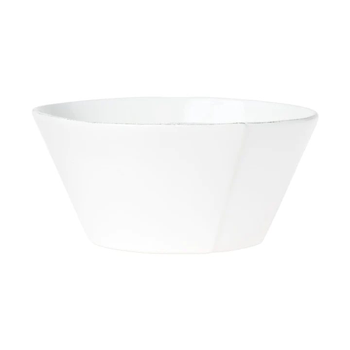 Vietri Lastra White Large Stacking Bowl
