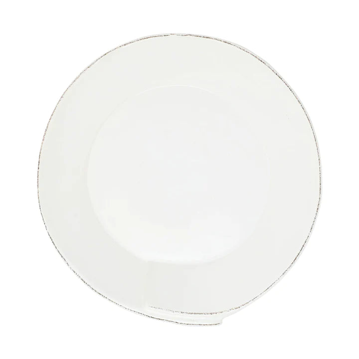 Vietri Lastra White Medium Shallow Bowl