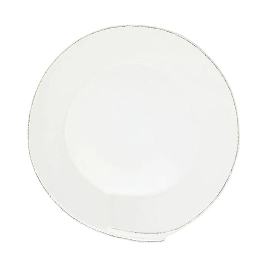 Vietri Lastra White Medium Shallow Bowl