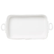 Vietri Lastra White Rectangular Baker