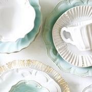 Vietri Incanto Stone Striped Salad Plate