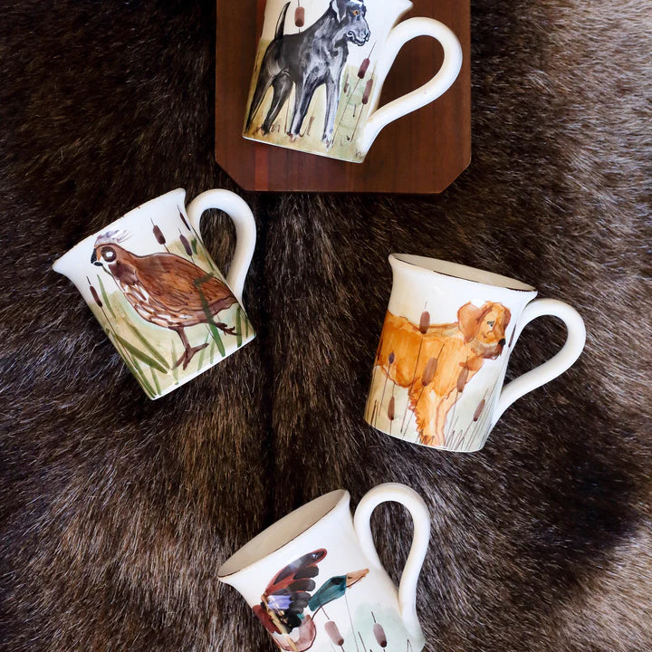 Vietri Wildlife Quail Mug
