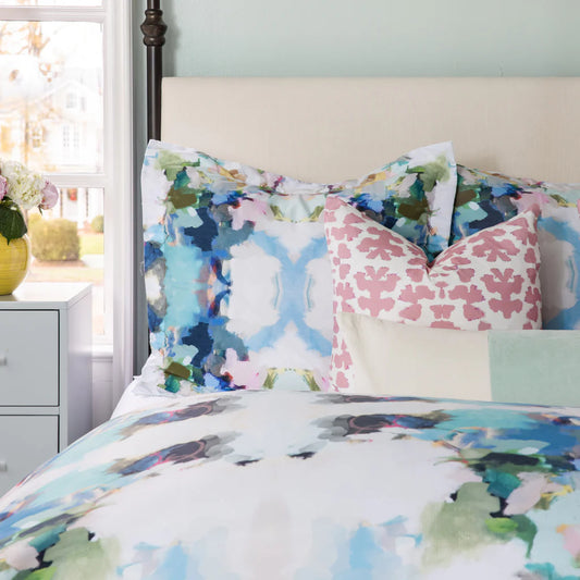 Laura Park Chintz Rose Pillow